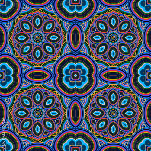 Colorful abstract seamless pattern. You can use it for invitatio