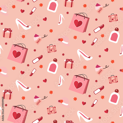 Woman accessories icons
