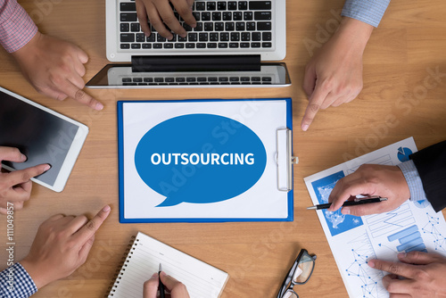Quadro em tela OUTSOURCING