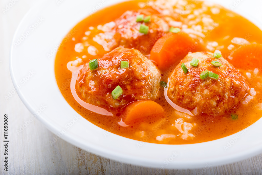 Meatball soup Meatball soup