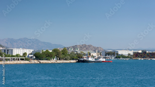 Ships in harbor of Antalya