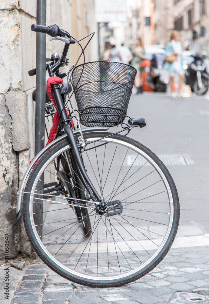 Bicycle in the city. Cycling or commuting in city. Bicycle in the city. Cycling or commuting in city.