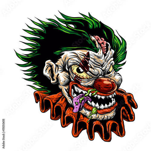zombie evil clown.