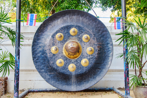 Thai temple gong 