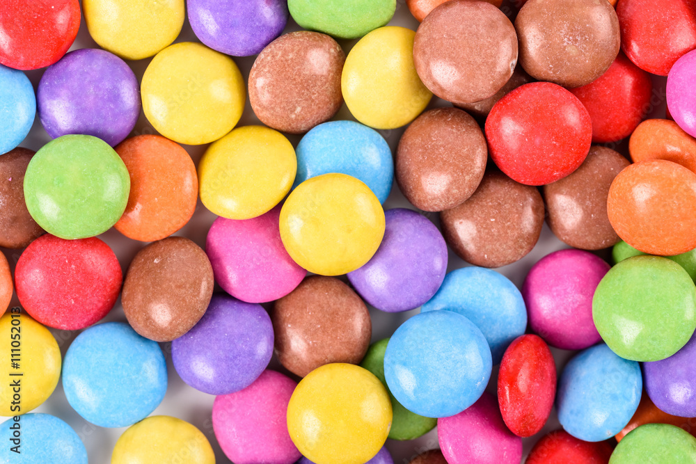 Group Of Sweet Colorful Candy Close Up Group Of Sweet Colorful Candy Close Up