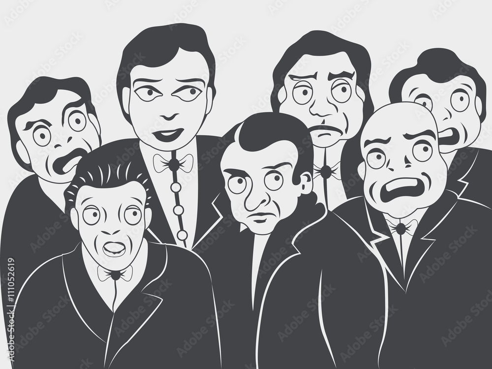 group of people are looking at something intensively group of people are looking at something intensively