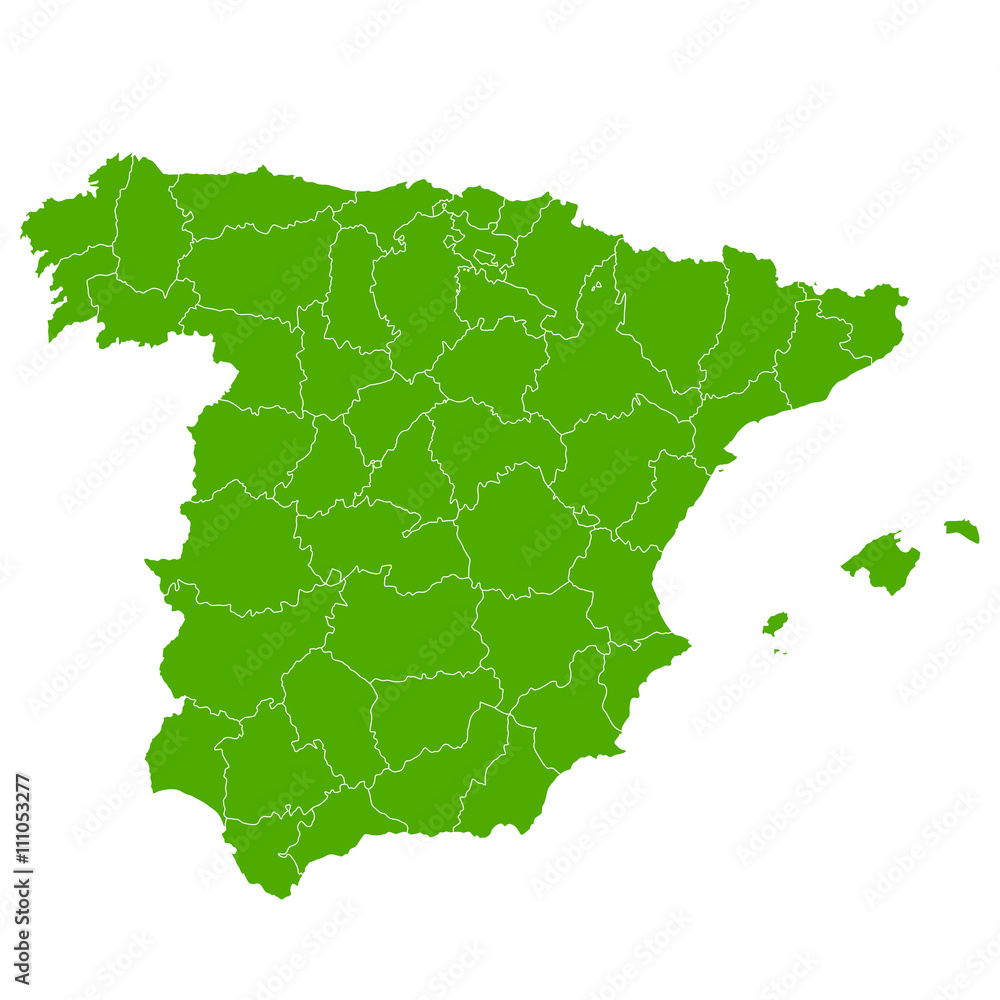 Obraz premium スペイン 地図 国 アイコン
