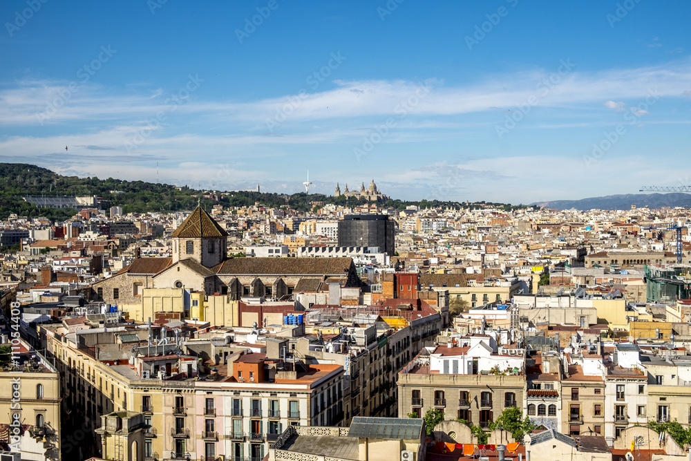Panoramic of Barcelona Panoramic of Barcelona