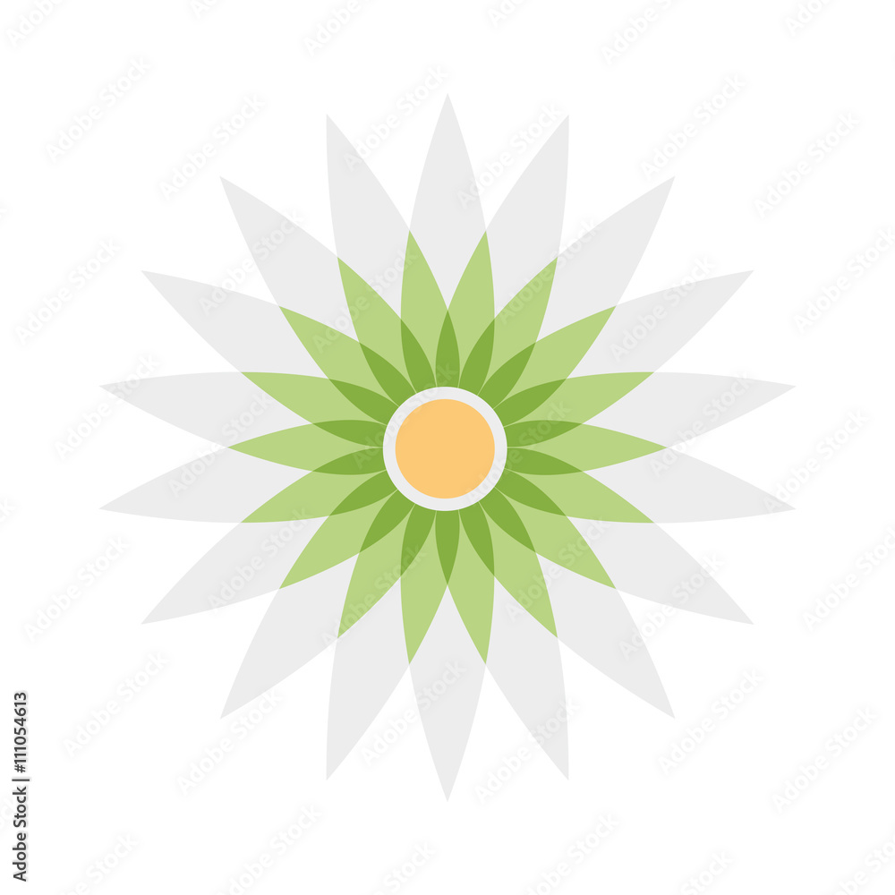 Vector abstract flower. Spa, yoga and relax concept Vector abstract flower. Spa, yoga and relax concept