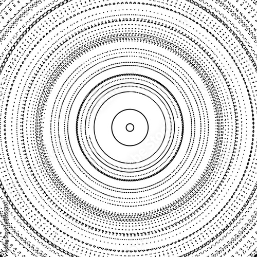 Wallpaper Mural Array with Particles. Abstract Dynamic Background. Technology Vector Illustration. Torontodigital.ca