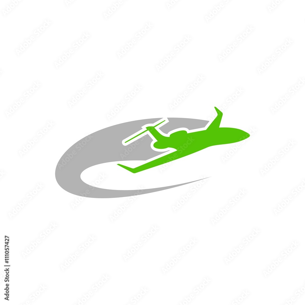 Vacation Travel Plane logo icon vector Vacation Travel Plane logo icon vector