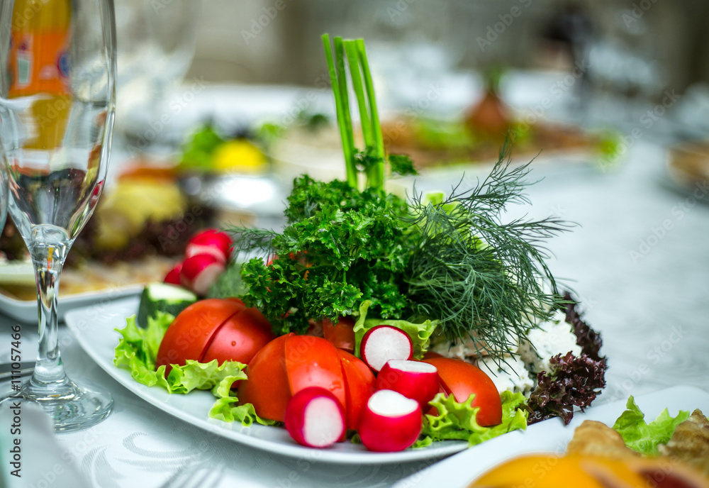 fresh vegetable salad