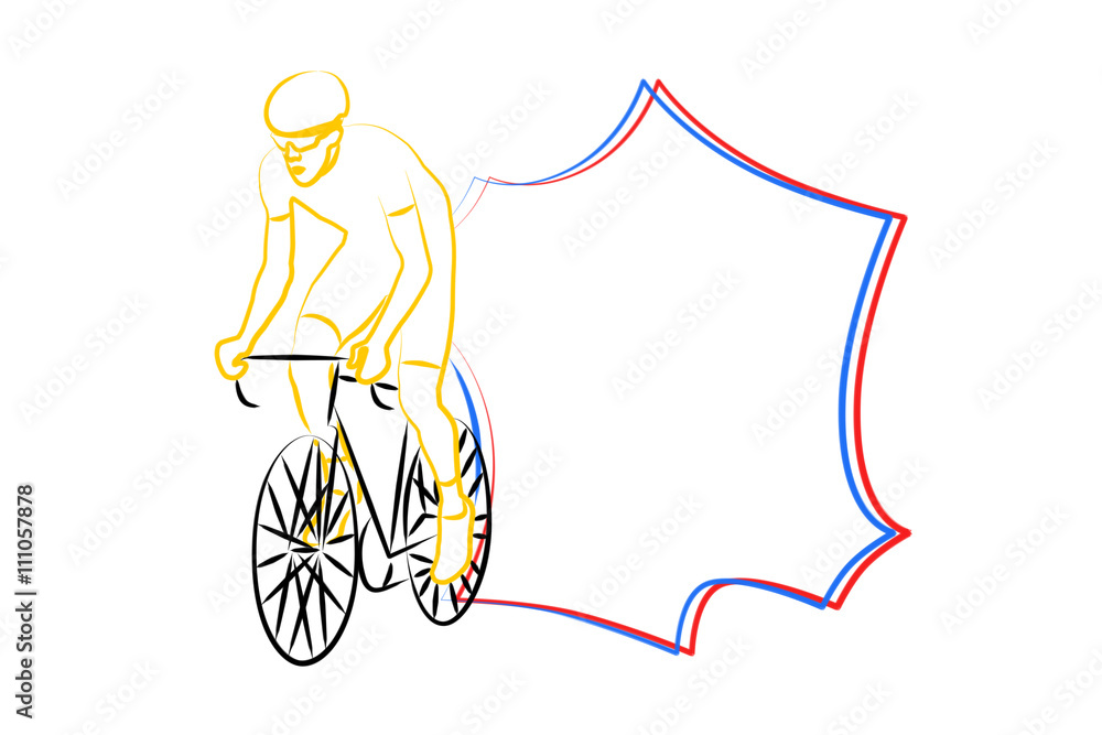 Obraz premium Cyclisme
