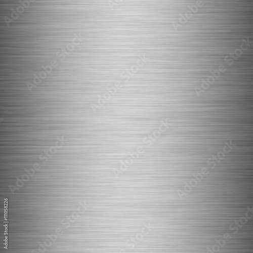 Metal background or texture of brushed aluminum plate