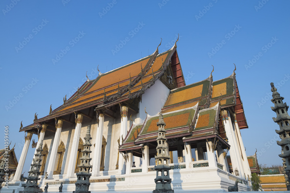 Wat Suthat in bangkok,Thailand