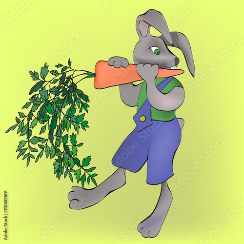 Rabbit with carrot