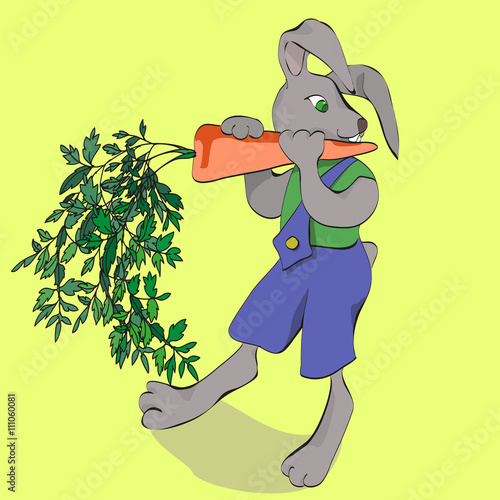 Rabbit with carrot