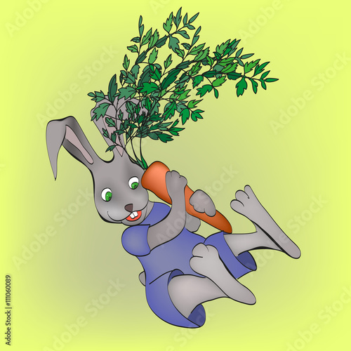 Rabbit with carrot