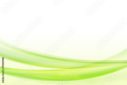 abstract green color curve waves background