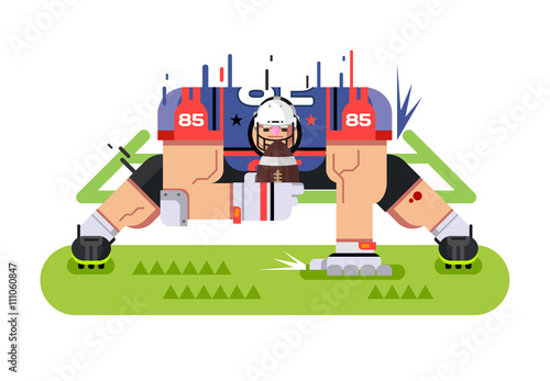 American football player