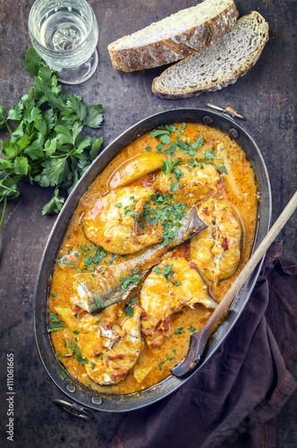 Bouillabaisse in Kupfertopf