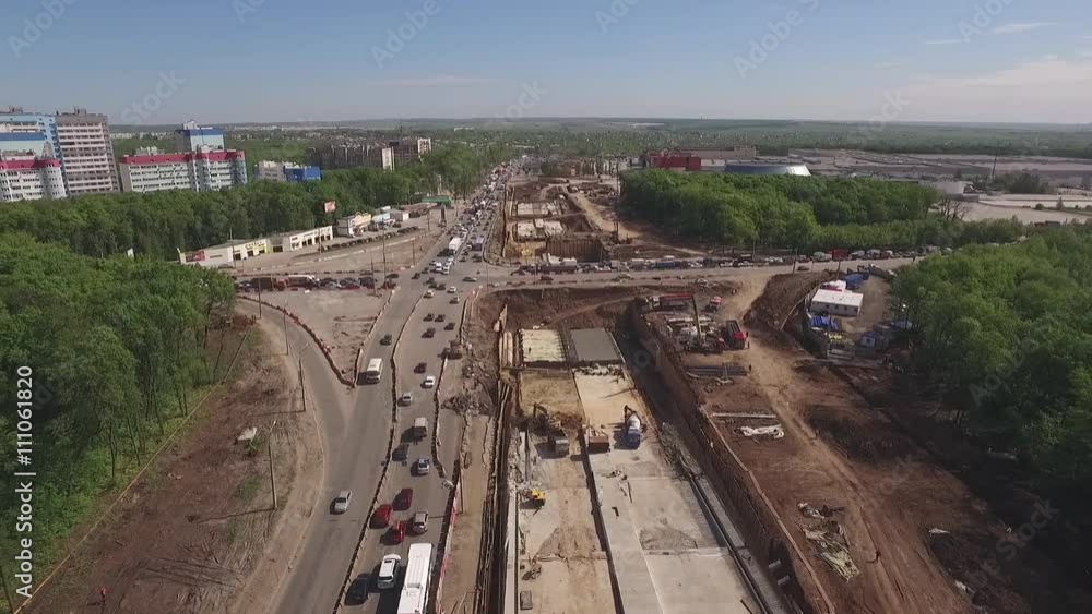 aerial of construction of road junction 1 aerial of construction of road junction 1