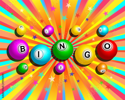 Colorful Bingo Background