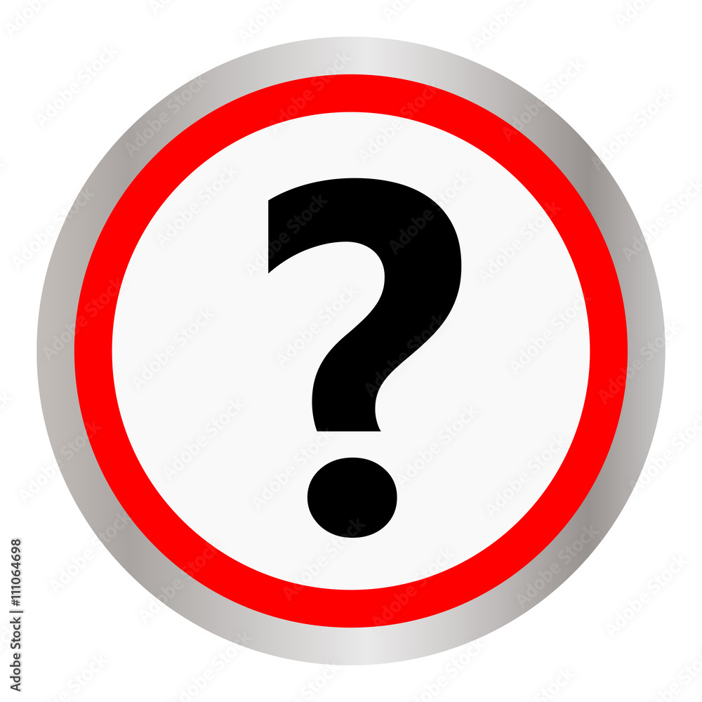 Question icon on white background. Vector illustration. Question icon on white background. Vector illustration.