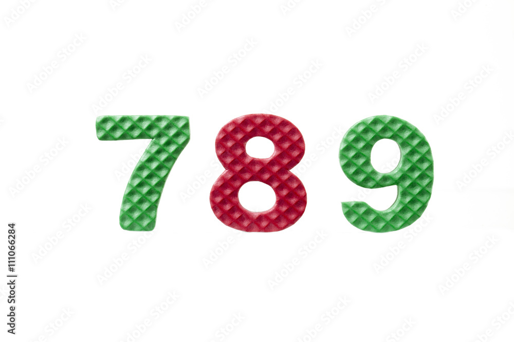 numbers on a rubber puzzle numbers on a rubber puzzle