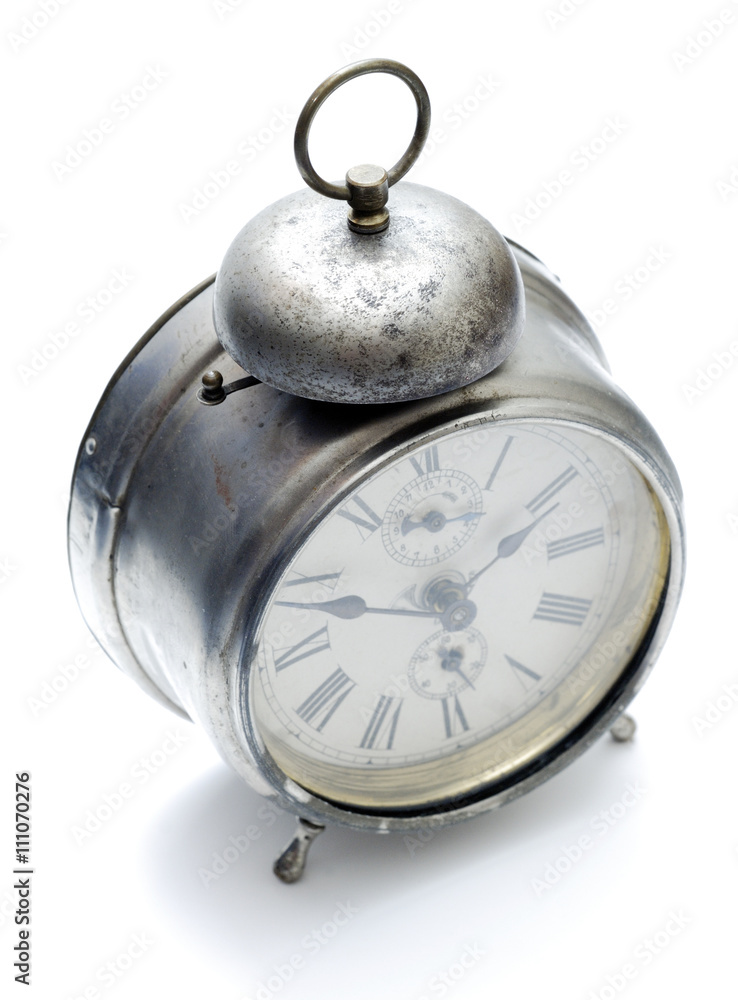 Old alarm clock isolated on white background
Old alarm clock isolated on white background