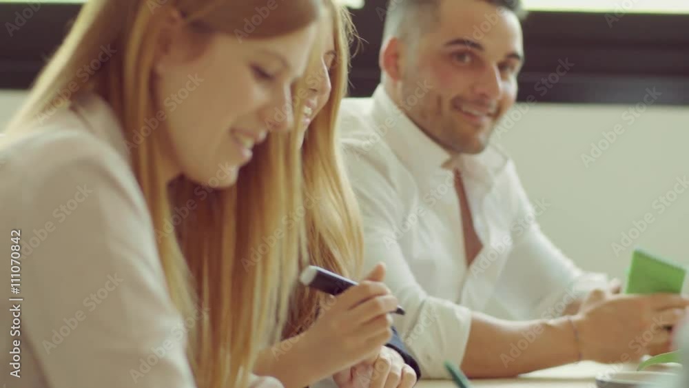 business team working in the startup office
