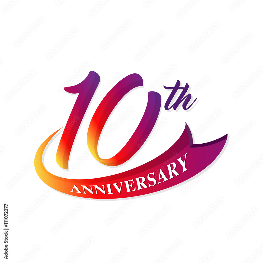 Obraz premium Anniversary emblems template design