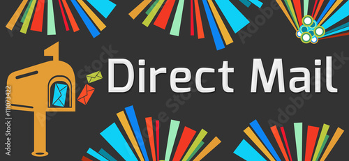 Direct Mail Dark Colorful Elements 