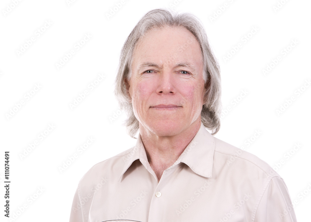 casual man on white casual man on white