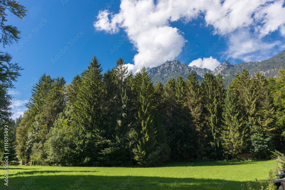 Hausberg mountain hiking trail in Garmisch