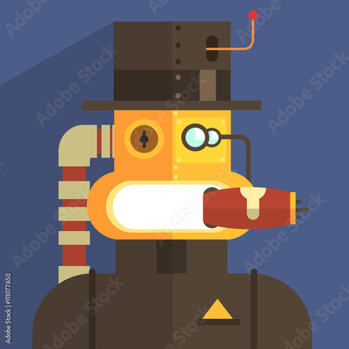 Magnate Robot Character