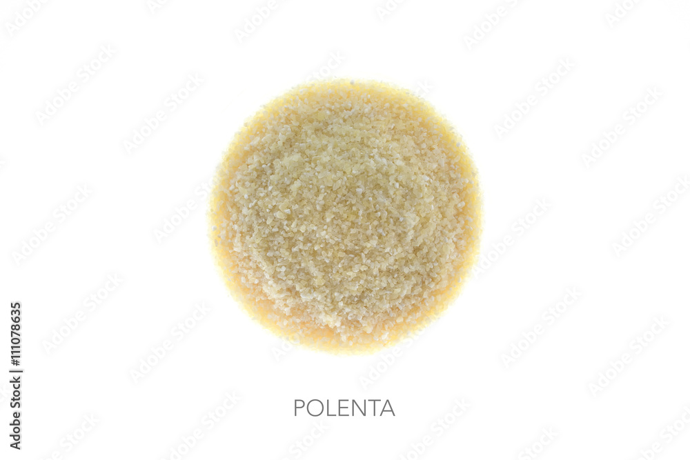 Polenta flour round circle ball Polenta flour round circle ball