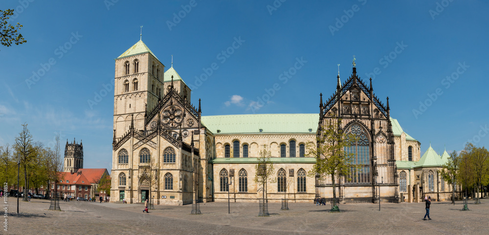 Münster in Westfalen, Panorama  St. Paulus Dom