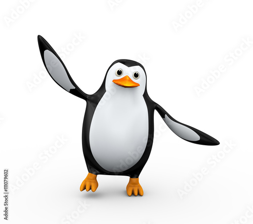 3d penguin dancing © asfianasir