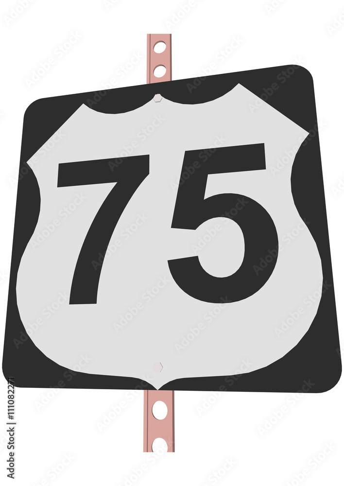 US 75 Route sign