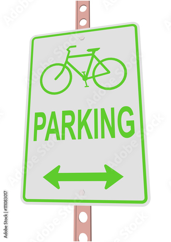 Traffic Sign Bicycle parking