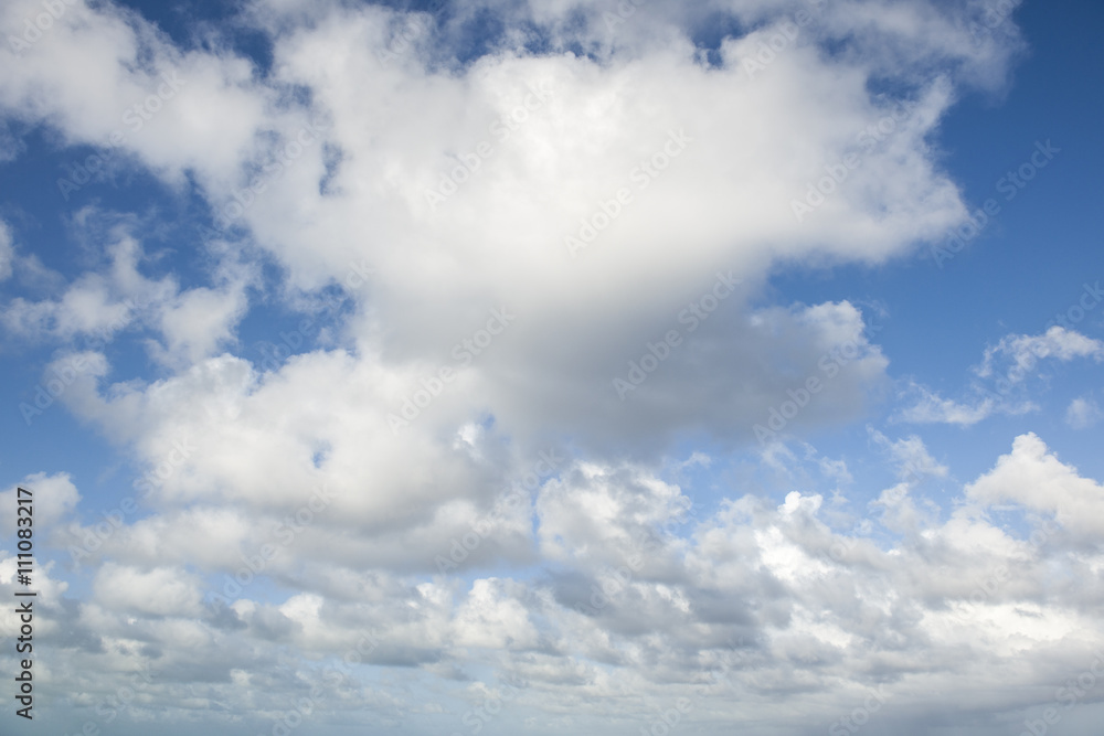 blue sky background with clouds