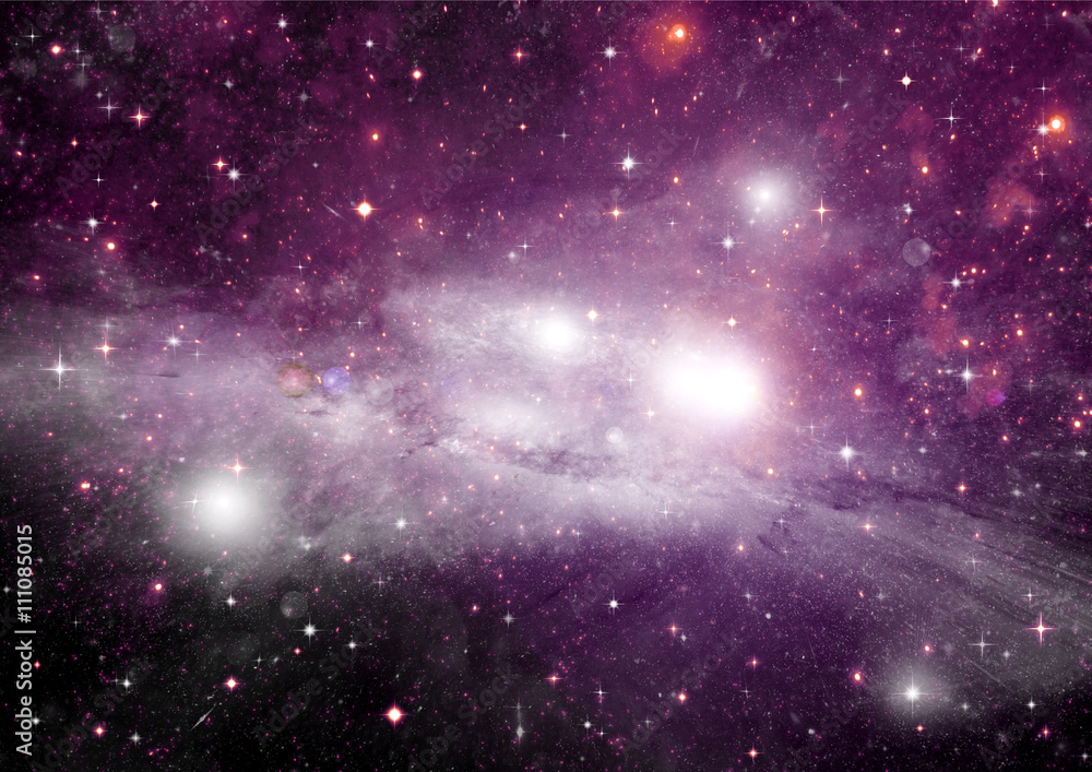 Obraz premium galaxy in a free space