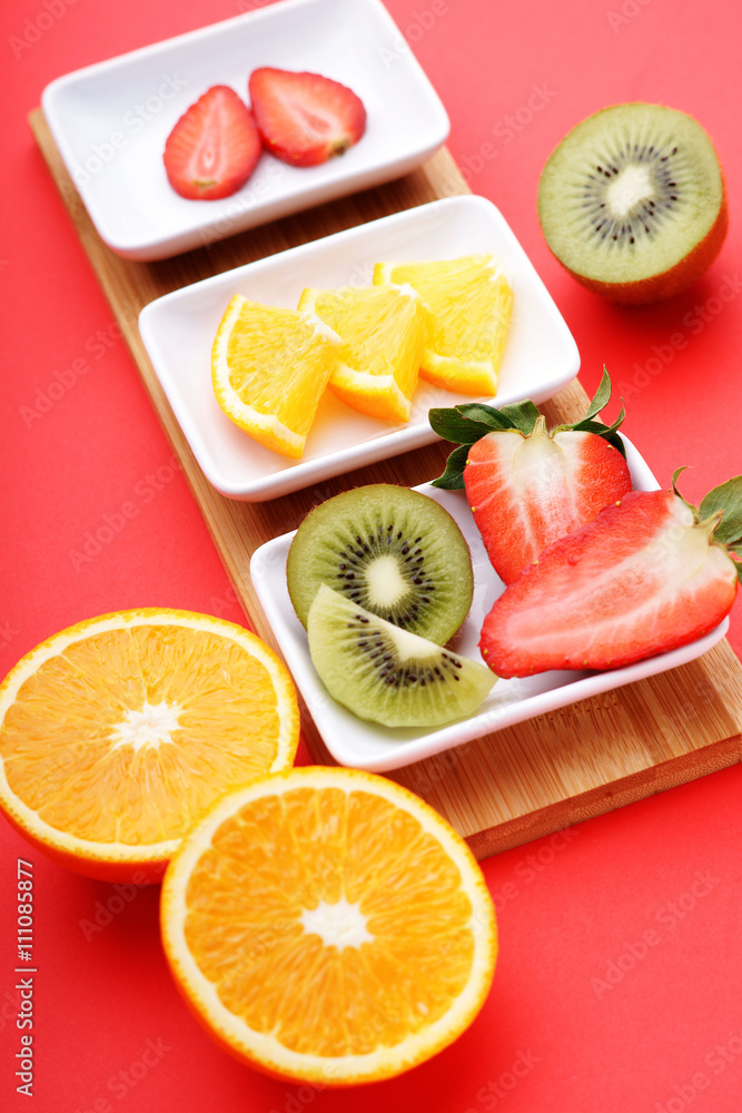 Sliced fruits Sliced fruits