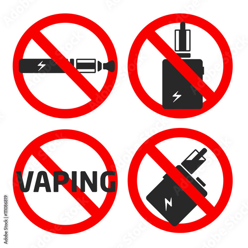 set vaping icons