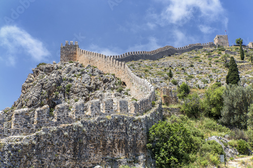 Great wall in Alanya Turkey