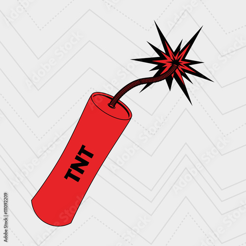 explosive cartoon design 