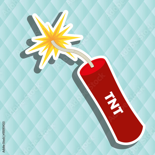 explosive cartoon design 