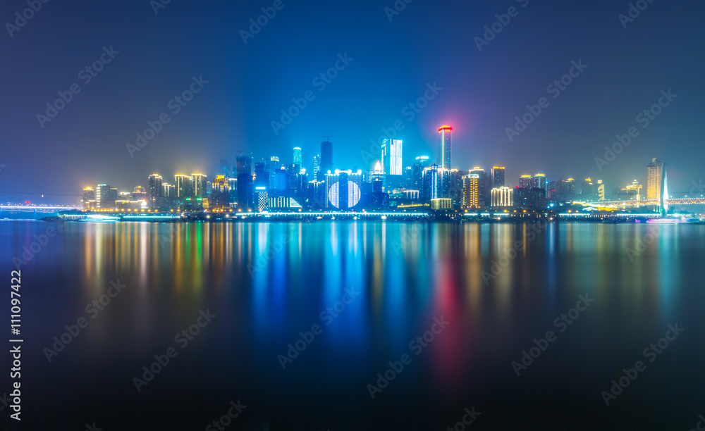 Fototapeta premium night chongqing harbor
