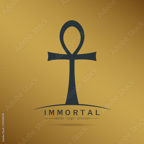 Ankh symbol Vector illustration